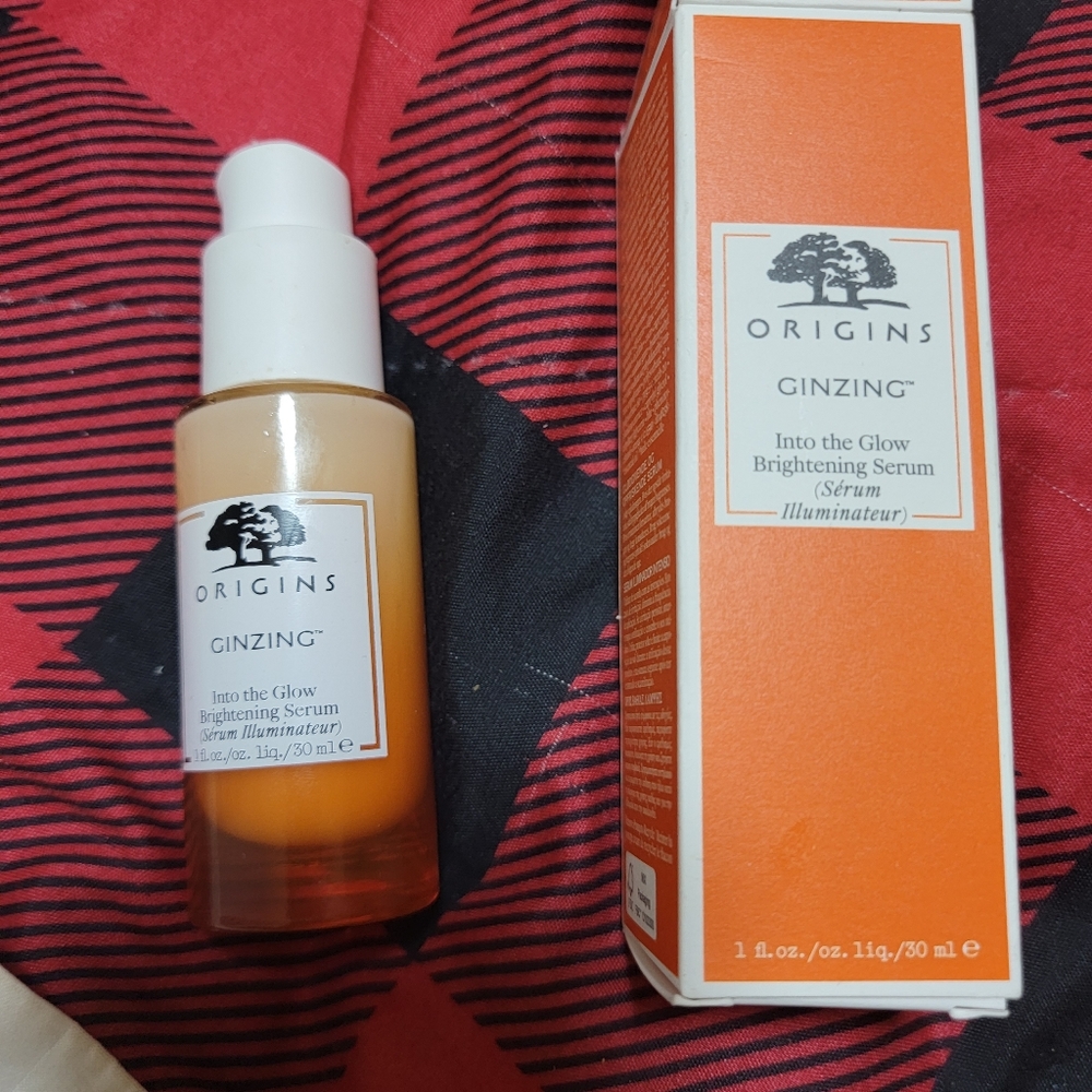 Origins ginzing into the glow brightening serum